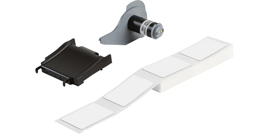 Raised Panel Label, 1.9 in. L x 3 in. W Label, Gloss White