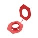 Non-metallic bushing snaps into standard knockout and fixes into common hole configurations for 2 x 4 metal studs, sold in a quantity of 500.