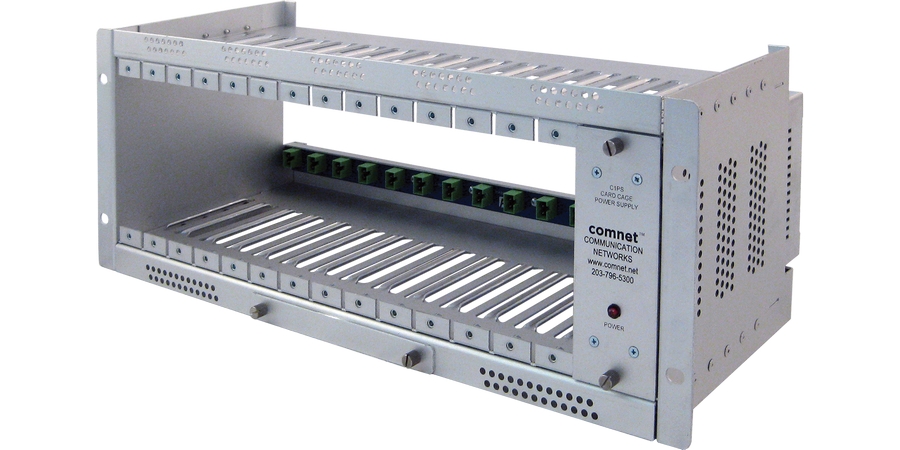 Rack Mount Card Cage, 90 to 264 VAC (Input), 9 VDC (Output)