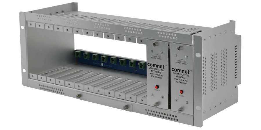 Rack Mount Card Cage, 90 to 264 VAC (Input), 9 VDC (Output)