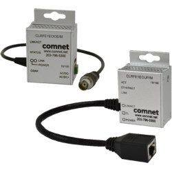 Comnet CLRFE1EOCP/M Miniature CopperLine Single Channel Ethernet Over COAX  PoE Powered