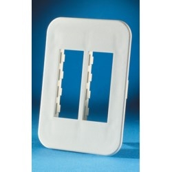 TRACJACK FURNITURE PLATE HERMAN MILLER, BELTLINE, FOUR-PORT, FOG WHITE