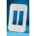 TRACJACK FURNITURE PLATE HERMAN MILLER, BELTLINE, FOUR-PORT, FOG WHITE