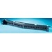 Clarity 5E angled 24-port panel, Cat 5e, six-port modules, 19" x 1.75"