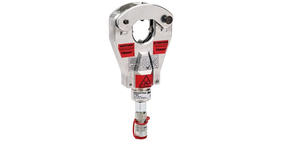 Crimp, Flip-Top Head, 4-750 CU Cable, Dieless, C/H Taps