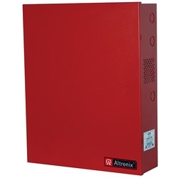 NAC Power Supply, 4 Class A or 4 Class B Outputs, 24VDC @ 6.5A, 115VAC, Red BC400 Enclosure