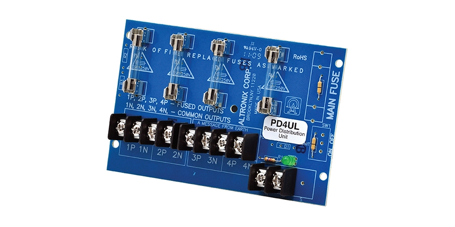 POWER DISTRIBUTION MODULE 4 FUSE PROTECTED OUTPUTS