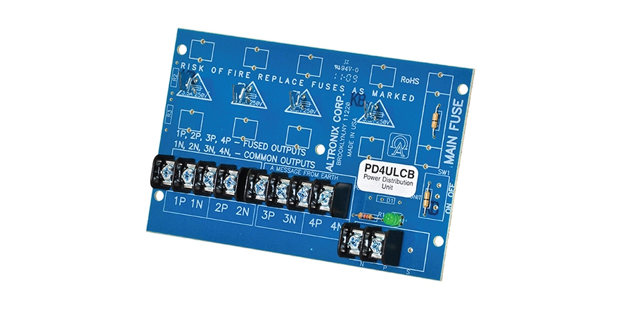 Power Distribution Module, 12/24 VDC or 24/28 VAC, 0 to 49 C