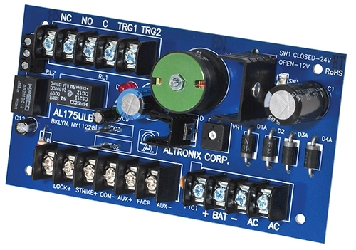 Power Supply/Charger, 24 VAC Input, 2 -Output, 32 to 120 F