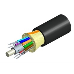LazrSPEED Indoor/Outdoor Low Smoke Zero Halogen Riser Distribution Cable, 12 fiber single-unit
