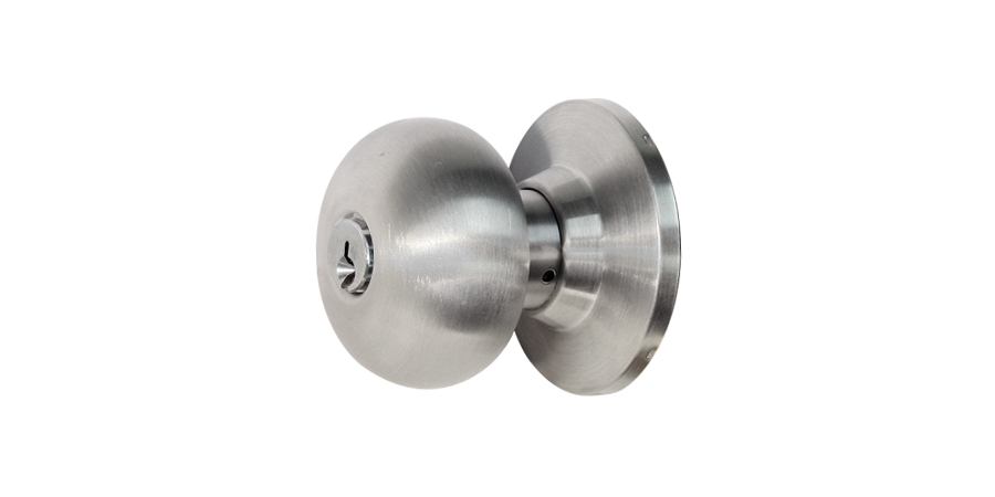 Cylindrical Knob Set, ANSI: Grade 2, Function: Entry/Office/Passage ...