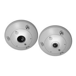 TruVision 360 Indoor Dome Camera, 3MPx, WDR, 1.19mm Fisheye Lens, True D/N, 10m IR, 2-Way Audio (built-in mic & speaker), SD/SHDC Slot, PoE (802.3af) /12VDC, PAL
