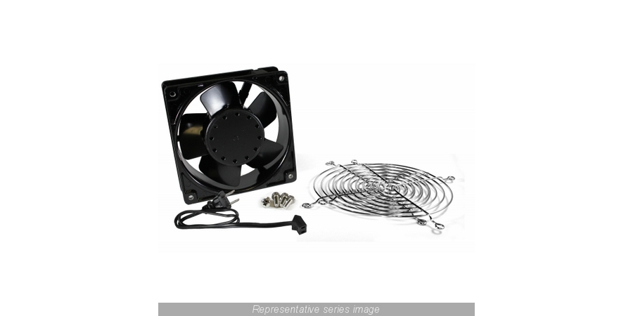 Fan Kit,0.38 A,100 CFM Cooling,1.5 in. Ht,Chrome Plated Steel Fan ...