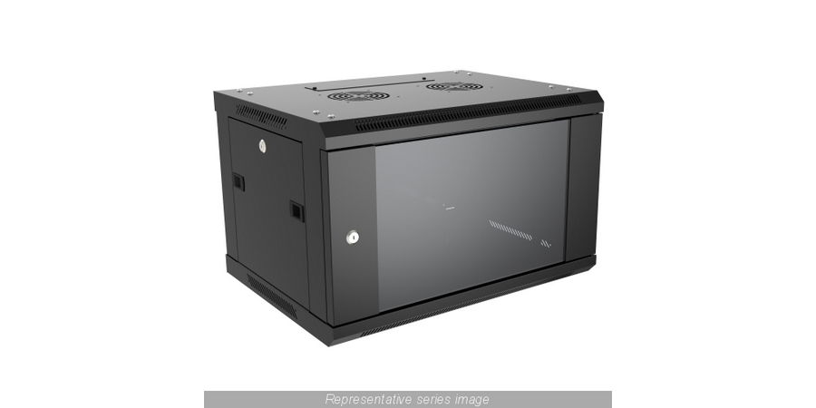 Basics Fixed Cabinet,Black,16 ga. Mild Steel,Wall Mount,19 in. Wd Mount ...