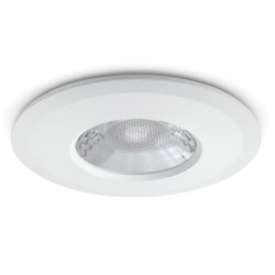 V50 Fire-rated Downlight, 7.5W, Dimmable, 3000/4000K, 600/650lm, White Finish