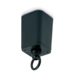 Mainline Pendant Suspension Track Adaptor, Mains, IP20, Black