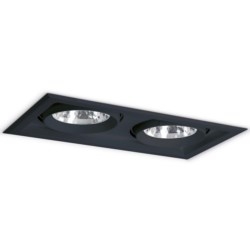 Retail Light Box, Twin, IP20, 70W, Non-dimmable, 3000K, 7680lm 24, Black