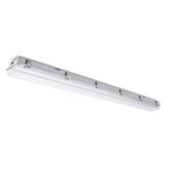 ToughLED Batten, Mains, IP65, 5ft, Twin, 98W, 4000K, 9000lm, DSI Dimming