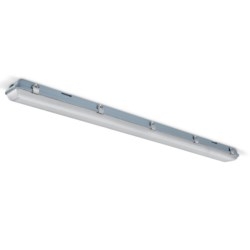 ToughLED Batten, Weatherproof, 4ft, Single, IP65, 4000K, 18W, 2050lm, White/Opal, Microwave On/Off