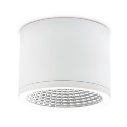 Surface High Output Downlight, IP54, 35W, Non-dimmable, 3000K, 3850lm, 60, White