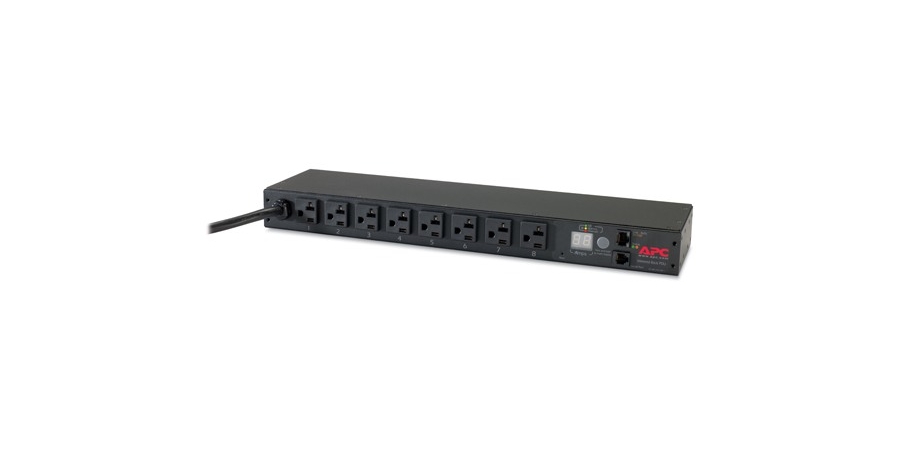 Metered Rack PDU, 8 Outlet Count, 16A120V, NEMA 5-20R