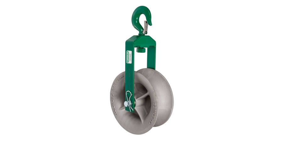 Cable Pulling Hook-Type Sheave 8000 lb 12 inch