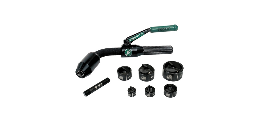 Hydraulic Punch Driver Kit 6 Round KO Slug-Splitting