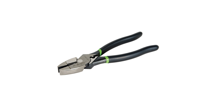 Crimping Plier, Diamond Serrated, Chrome-Plated, Black