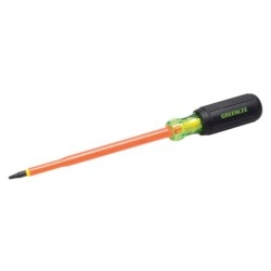 Screwdriver, Insulated, Square Tip, #1 X 6&quot;