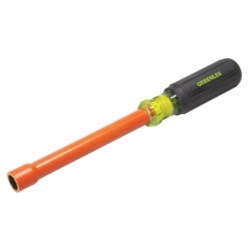 Nut Driver, Nut Holding, Insulated, 1/2 X 6&quot;