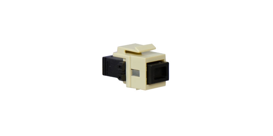 MTRJ MM Phos Bronze Slv Insert, Ivory
