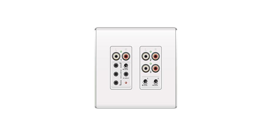 Triple Source Input, White