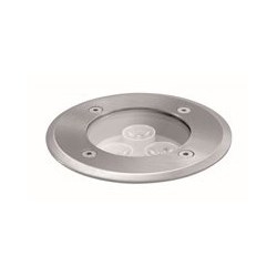 NiteLED Walkover Ground Lighting, 316SS, IP67, 3W, 4000K, 180lm, Stainless Steel