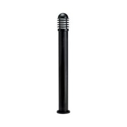 NiteLED Dome Bollard, Mains, IP44, Tall Louvred, 8.5W, 4000K, 200lm, Black