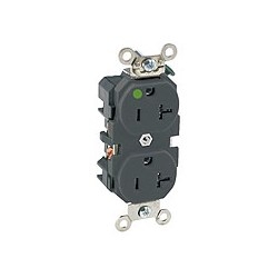 Leviton 8300-Extra Heavy Duty 20-Amp 125-Volt Hospital Grade Duplex Receptacle