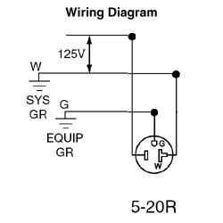 5362-GY - LEVITON - 20 Amp, 125 Volt, | Anixter  20 Amp 125 Volt Plug Wiring Diagram    Anixter