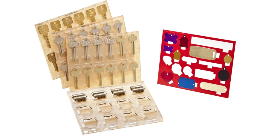 Key Holder, For Use With Engraving Pet Tag and Metal Plate