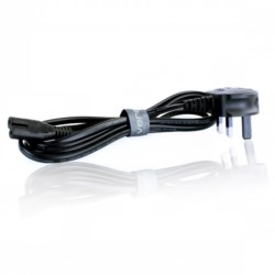 2-PIN C7 Power Cable with UK connector (2m cord)