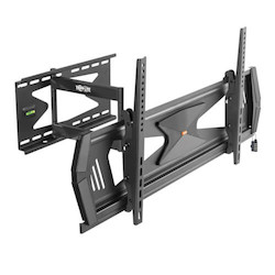 Heavy-Duty Full-Motion Security TV Wall Mount for 37" to 80"; Flat or Curved, UL Certified