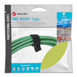 1/2" Fiber Optic OM 5 Green Lineal VELCRO Brand ONE-WRAP on 25YD rolls
