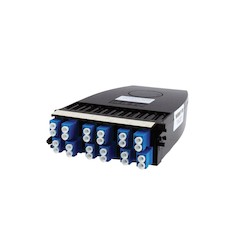 FX Ultra, Cassette, OS2, LC Duplex to MPO-12 Female, 12 Ports