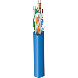 23-4P UTP-CMR SOL BC CAT6, PO/PVC WHITE 1000FT BOX, NONBONDED-PAIR