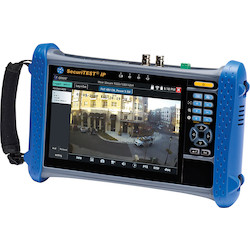SecuriTEST IP is an installation and troubleshooting tester for digital/IP, HD coax and analogue CCTV camera systems. With a single tester that can power, configure and document, SecuriTEST IP increases productivity from start to finish.