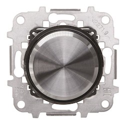 8660. 2 CN - LED rotatory/push dimmer - Black Glass