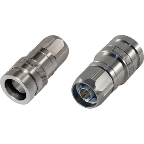 Straight Connector, N-Type Male Connector, Compression Termination, 50 ...
