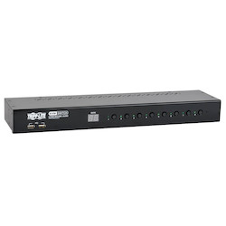 8-Port 1U Rack-Mount DVI / USB KVM Switch with Audio and 2-port USB Hub