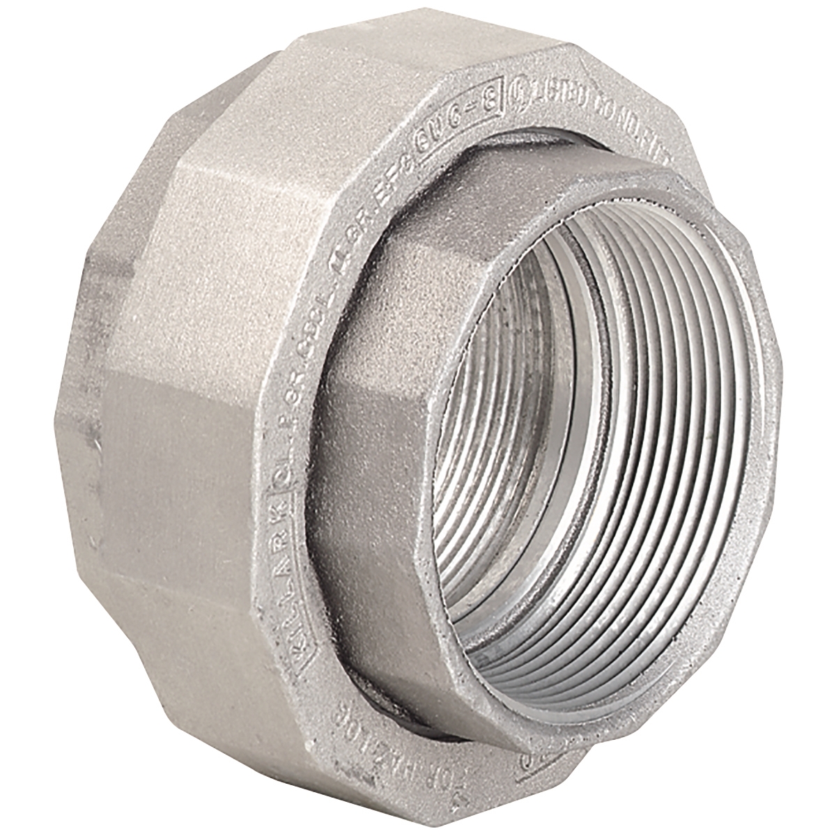 Conduit Union, Silver, Threaded, Straight, RMC/IMC, Non-Insulated ...