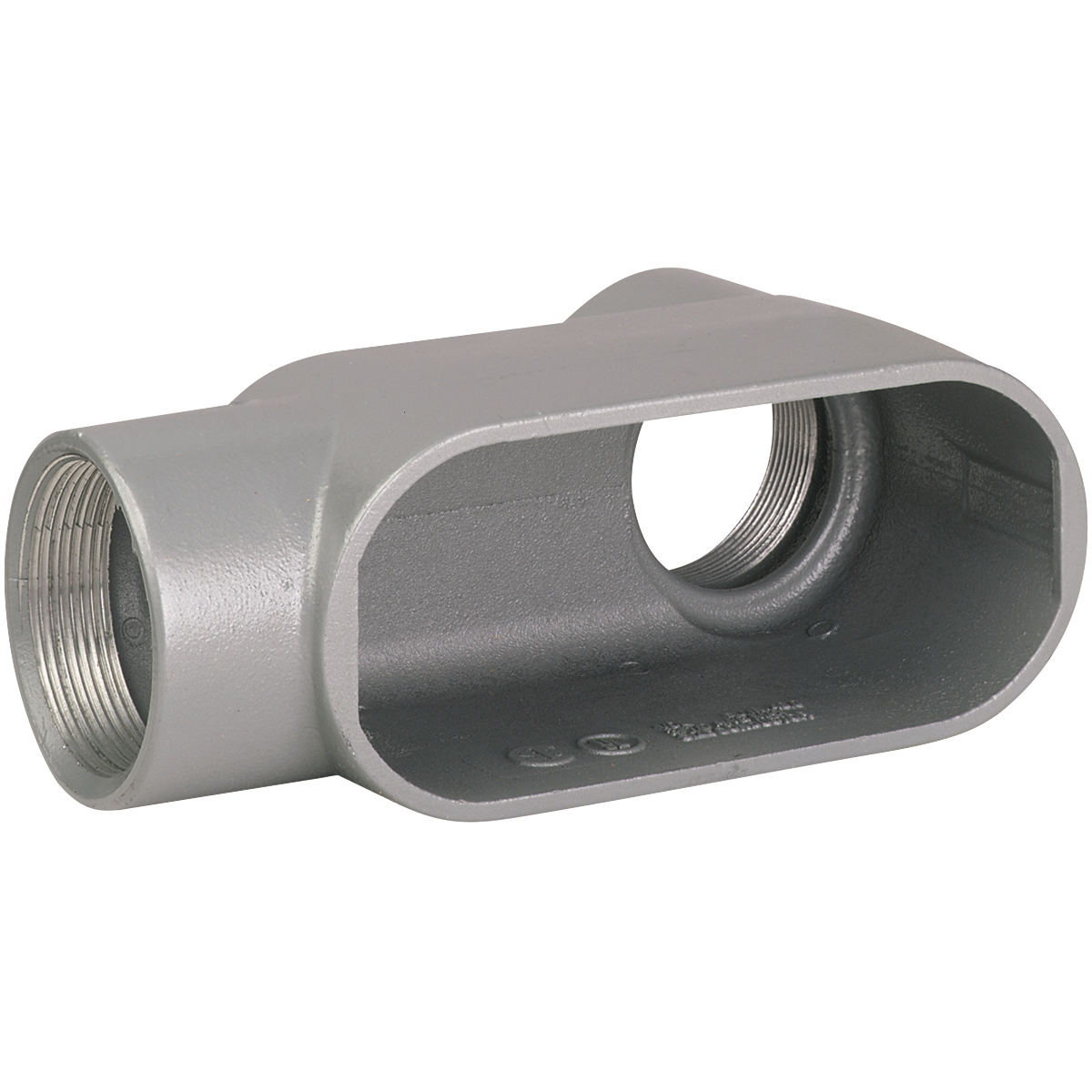 Conduit Outlet Body, Back, LB, Gray, Threaded, Not Included, IMC/RMC ...