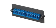 Fiber Adapter Panel, Front Loaded Fiber Panel, OS2, Simplex Fiber, 12 ...
