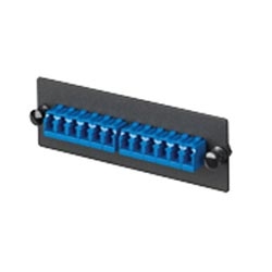 LC Fiber Adapter Panel OS1/OS2 LC Simplex Blue